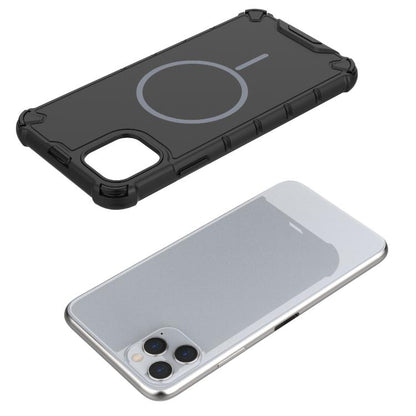 Grating Solid Color MagSafe Magnetic Phone Case, For iPhone 11 Pro Max, For iPhone 11