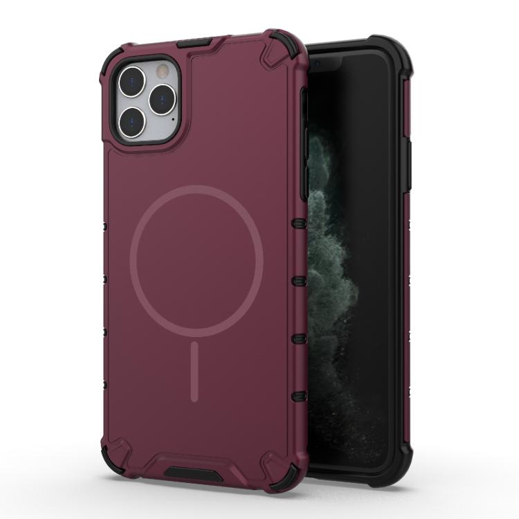 Grating Solid Color MagSafe Magnetic Phone Case, For iPhone 11 Pro Max, For iPhone 11