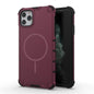 Grating Solid Color MagSafe Magnetic Phone Case, For iPhone 11 Pro Max, For iPhone 11