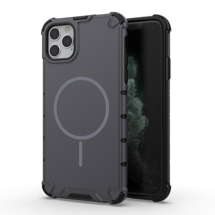 Grating Solid Color MagSafe Magnetic Phone Case, For iPhone 11 Pro Max, For iPhone 11