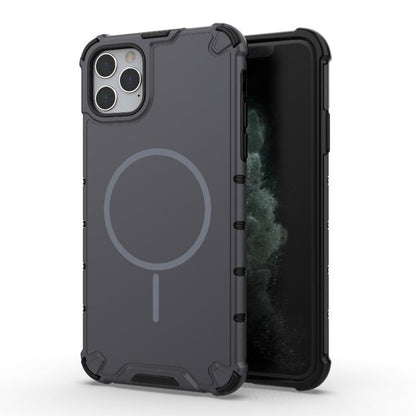 Grating Solid Color MagSafe Magnetic Phone Case, For iPhone 11 Pro Max, For iPhone 11