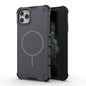 Grating Solid Color MagSafe Magnetic Phone Case, For iPhone 11 Pro Max, For iPhone 11