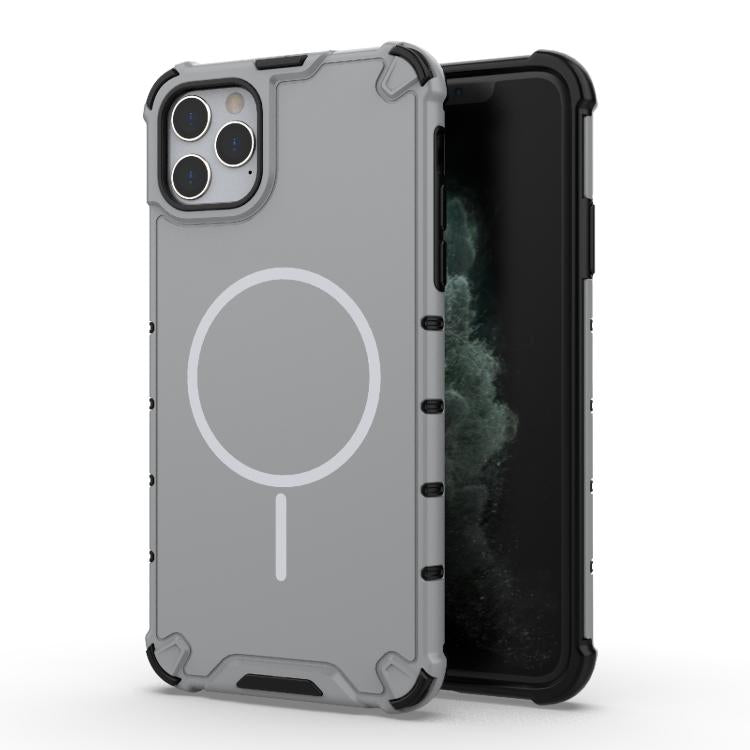 Grating Solid Color MagSafe Magnetic Phone Case, For iPhone 11 Pro Max, For iPhone 11