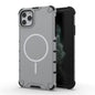 Grating Solid Color MagSafe Magnetic Phone Case, For iPhone 11 Pro Max, For iPhone 11