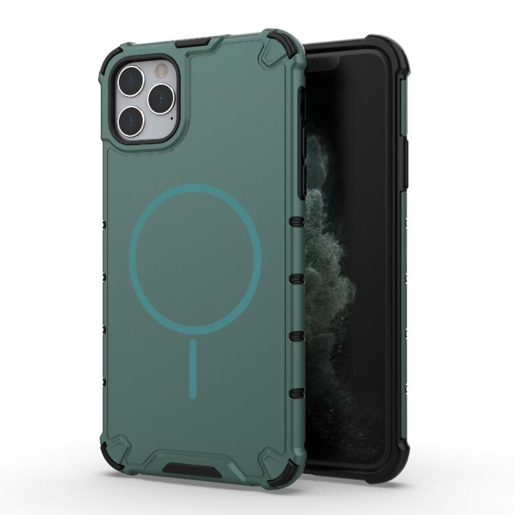 Grating Solid Color MagSafe Magnetic Phone Case, For iPhone 11 Pro Max, For iPhone 11