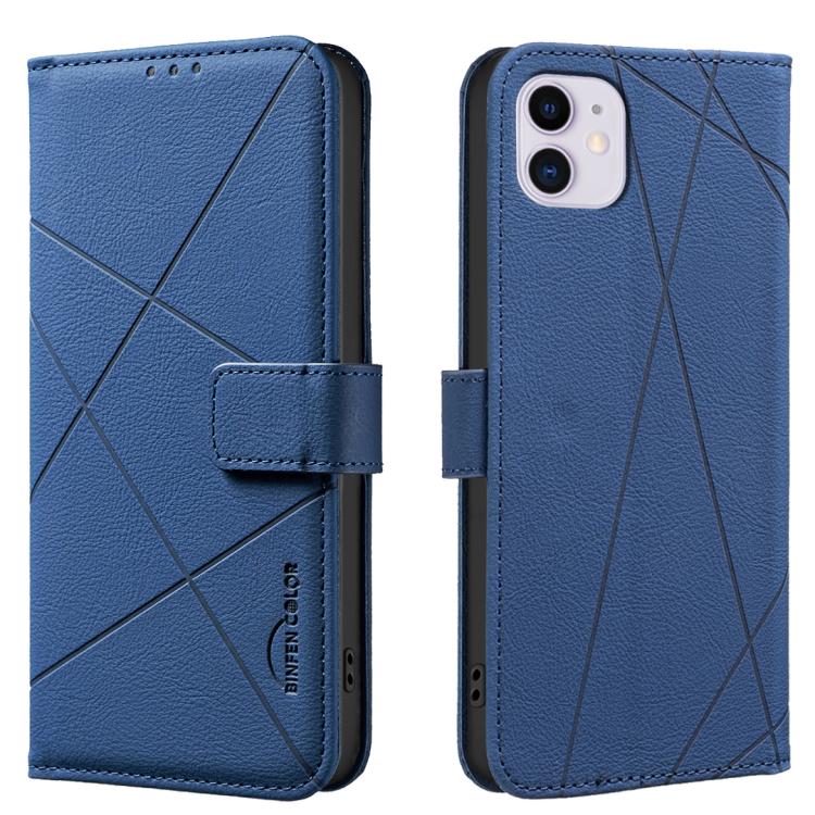 Geometric Pattern RFID Leather Phone Case, For iPhone 12 Pro Max, For iPhone 11 Pro Max, For iPhone 11, For iPhone 11 Pro