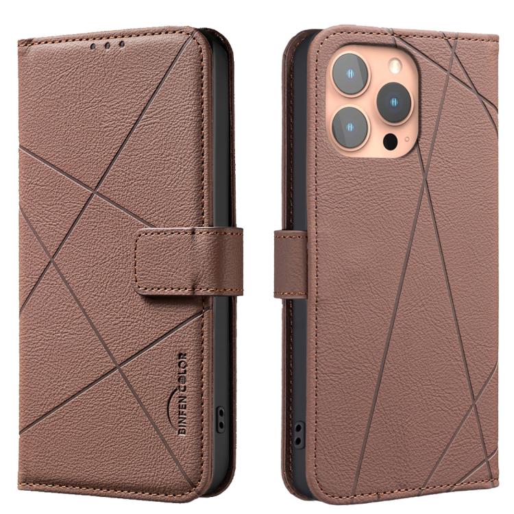 Geometric Pattern RFID Leather Phone Case, For iPhone 12 Pro Max, For iPhone 11 Pro Max, For iPhone 11, For iPhone 11 Pro