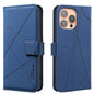 Geometric Pattern RFID Leather Phone Case, For iPhone 16e, For iPhone 16 Pro Max, For iPhone 16 Pro, For iPhone 16 Plus