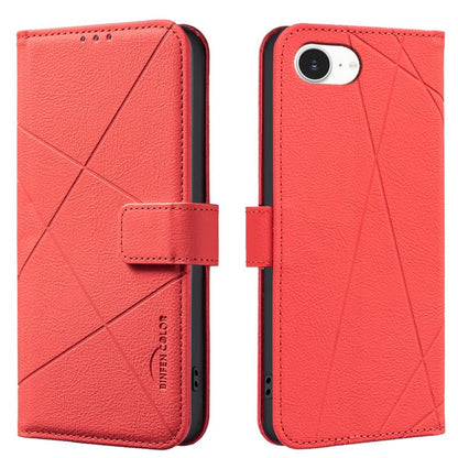 Geometric Pattern RFID Leather Phone Case, For iPhone 16e, For iPhone 16 Pro Max, For iPhone 16 Pro, For iPhone 16 Plus