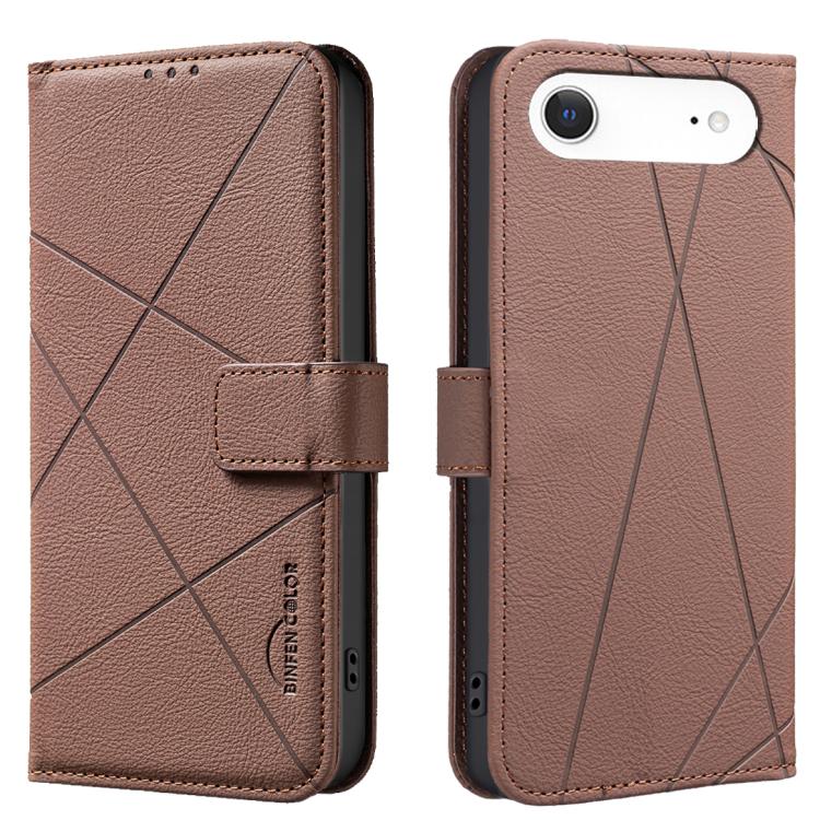 Geometric Pattern RFID Leather Phone Case, For iPhone 17 Pro Max, For iPhone 17 Pro, For iPhone 17, For iPhone Air