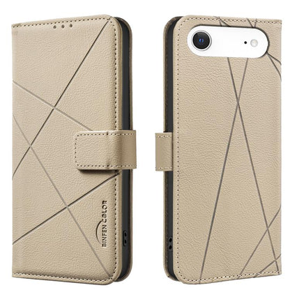 Geometric Pattern RFID Leather Phone Case, For iPhone 17 Pro Max, For iPhone 17 Pro, For iPhone 17, For iPhone Air