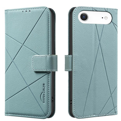 Geometric Pattern RFID Leather Phone Case, For iPhone 17 Pro Max, For iPhone 17 Pro, For iPhone 17, For iPhone Air