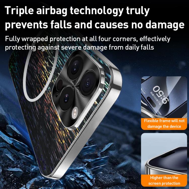 Dazzling Acrylic Shockproof MagSafe Phone Case, For iPhone 17e / 16e, For iPhone 16 Pro Max, For iPhone 16 Pro, For iPhone 16, For iPhone 15 Pro Max, For iPhone 15 Pro