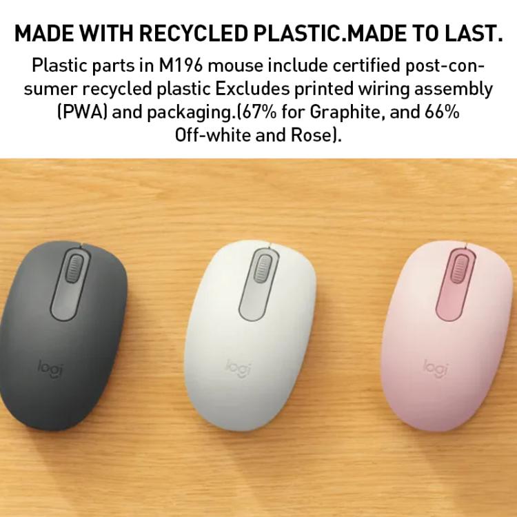 Logitech M196 1000DPI Bluetooth Wireless Mouse