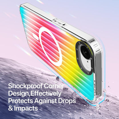 DUX DUCIS ZEST Series Colorful Gradient MagSafe Magnetic Phone Case, For iPhone 16e, For iPhone 16 Pro Max, For iPhone 16 Pro