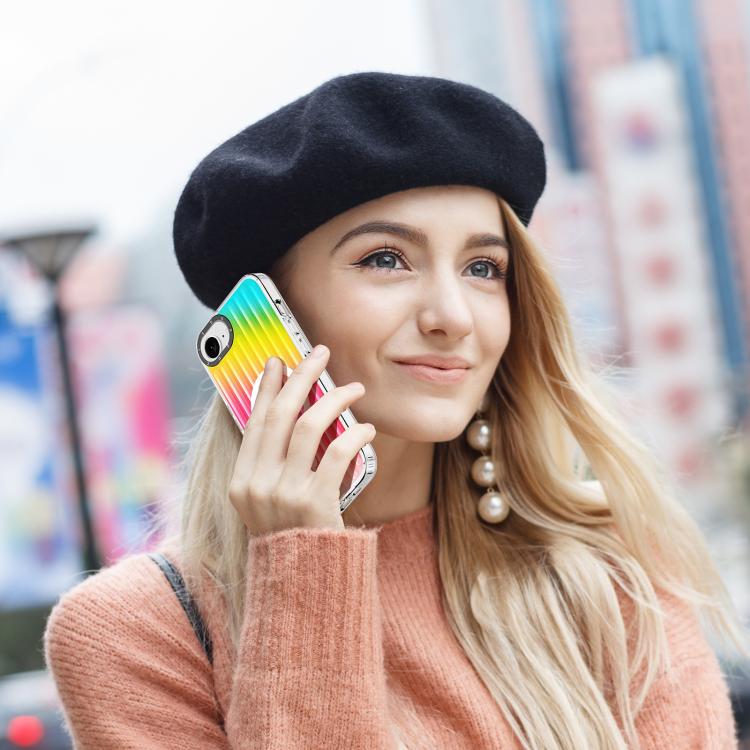 DUX DUCIS ZEST Series Colorful Gradient MagSafe Magnetic Phone Case, For iPhone 16e, For iPhone 16 Pro Max, For iPhone 16 Pro