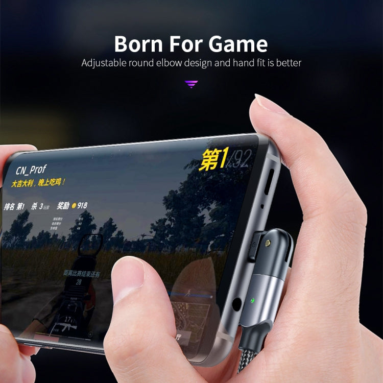 2.4A USB to Micro USB 180 Degree Rotating Elbow Charging Cable, 1.2m Micro USB, 2m Micro USB