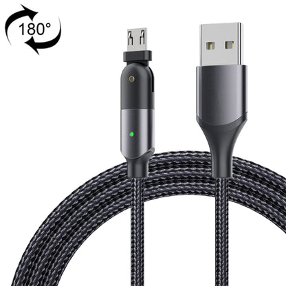 2.4A USB to Micro USB 180 Degree Rotating Elbow Charging Cable, 1.2m Micro USB, 2m Micro USB