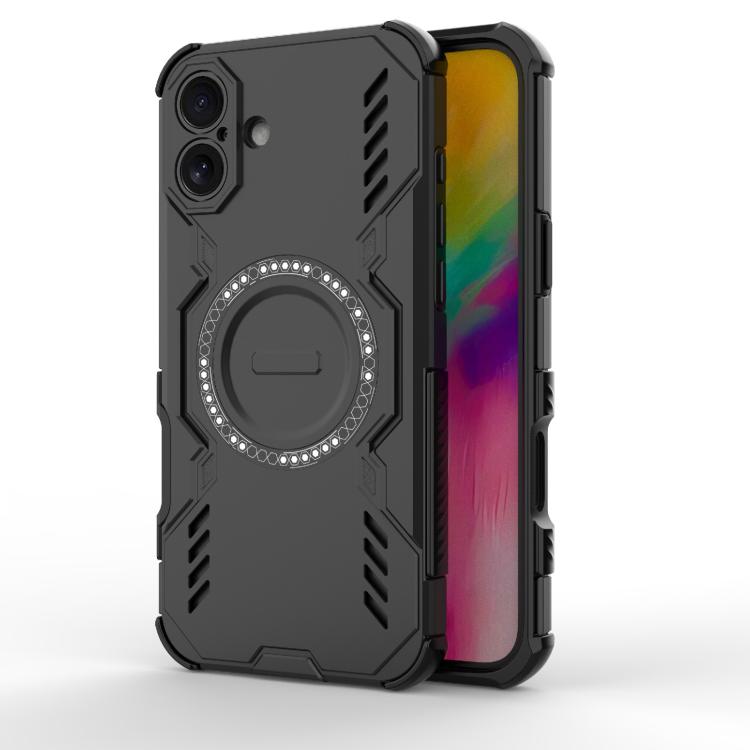 Butterfly Armor MagSafe Magnetic Ring Shockproof Phone Case, For iPhone Air, For iPhone 16 Pro Max, For iPhone 16 Pro, For iPhone 16 Plus