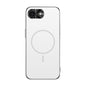 Metal Mens Acrylic PC Thin Circle MagSafe Phone Case, For iPhone 17e / 16e, For iPhone 16 Pro Max, For iPhone 16 Pro, For iPhone 16, For iPhone 15 Pro Max, For iPhone 15 Pro