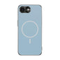 Metal Mens Acrylic PC Thin Circle MagSafe Phone Case, For iPhone 17e / 16e, For iPhone 16 Pro Max, For iPhone 16 Pro, For iPhone 16, For iPhone 15 Pro Max, For iPhone 15 Pro