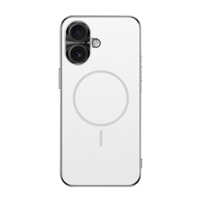 Metal Mens Acrylic PC Thin Circle MagSafe Phone Case, For iPhone 17e / 16e, For iPhone 16 Pro Max, For iPhone 16 Pro, For iPhone 16, For iPhone 15 Pro Max, For iPhone 15 Pro