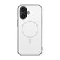 Metal Mens Acrylic PC Thin Circle MagSafe Phone Case, For iPhone 17e / 16e, For iPhone 16 Pro Max, For iPhone 16 Pro, For iPhone 16, For iPhone 15 Pro Max, For iPhone 15 Pro