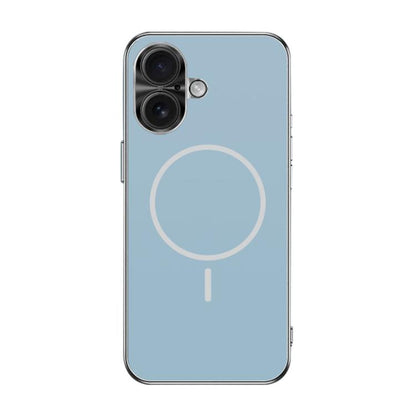 Metal Mens Acrylic PC Thin Circle MagSafe Phone Case, For iPhone 17e / 16e, For iPhone 16 Pro Max, For iPhone 16 Pro, For iPhone 16, For iPhone 15 Pro Max, For iPhone 15 Pro