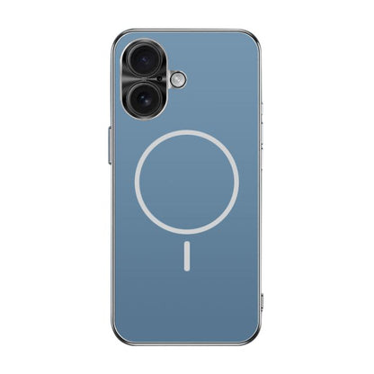 Metal Mens Acrylic PC Thin Circle MagSafe Phone Case, For iPhone 17e / 16e, For iPhone 16 Pro Max, For iPhone 16 Pro, For iPhone 16, For iPhone 15 Pro Max, For iPhone 15 Pro