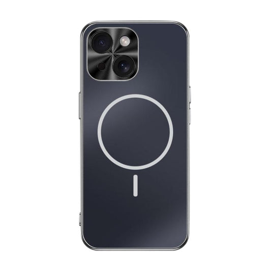 Metal Mens Acrylic PC Thin Circle MagSafe Phone Case, For iPhone 15, For iPhone 14, For iPhone 14 Pro, For iPhone 14 Pro Max, For iPhone 13 Pro Max, For iPhone 13 Pro