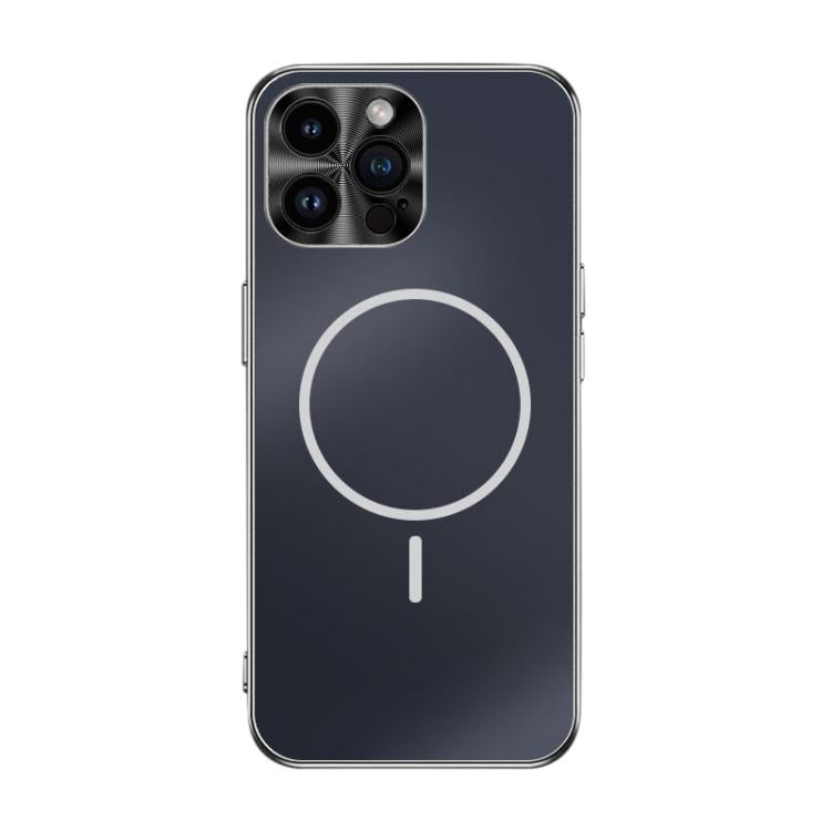 Metal Mens Acrylic PC Thin Circle MagSafe Phone Case, For iPhone 15, For iPhone 14, For iPhone 14 Pro, For iPhone 14 Pro Max, For iPhone 13 Pro Max, For iPhone 13 Pro