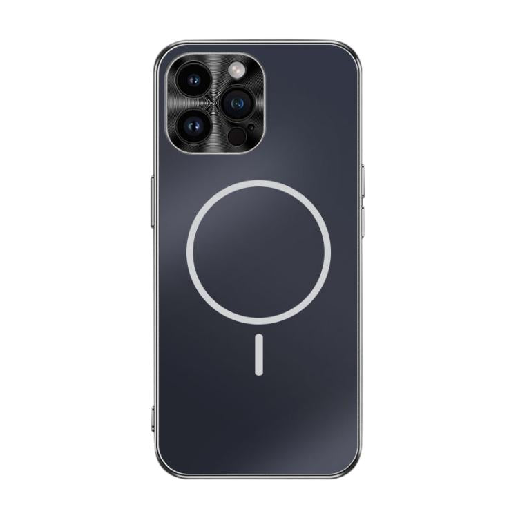 Metal Mens Acrylic PC Thin Circle MagSafe Phone Case, For iPhone 15, For iPhone 14, For iPhone 14 Pro, For iPhone 14 Pro Max, For iPhone 13 Pro Max, For iPhone 13 Pro