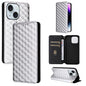 Cubic Grid Texture Flip Leather Phone Case