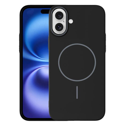 Thin Circle PC Injection MagSafe Phone Case, For iPhone 16 Plus, For iPhone 16, For iPhone 15 Pro Max