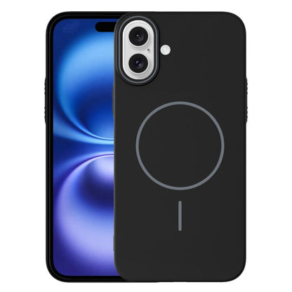 Thin Circle PC Injection MagSafe Phone Case, For iPhone 16 Plus, For iPhone 16, For iPhone 15 Pro Max