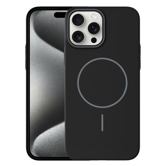 Thin Circle PC Injection MagSafe Phone Case, For iPhone 15 Pro, For iPhone 15 Plus, For iPhone 15
