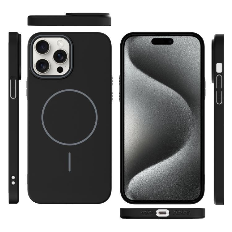 Thin Circle PC Injection MagSafe Phone Case, For iPhone 15 Pro, For iPhone 15 Plus, For iPhone 15