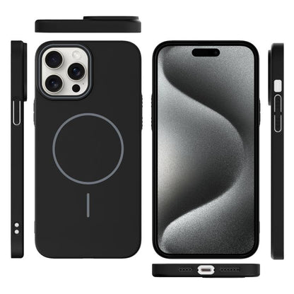 Thin Circle PC Injection MagSafe Phone Case, For iPhone 15 Pro, For iPhone 15 Plus, For iPhone 15