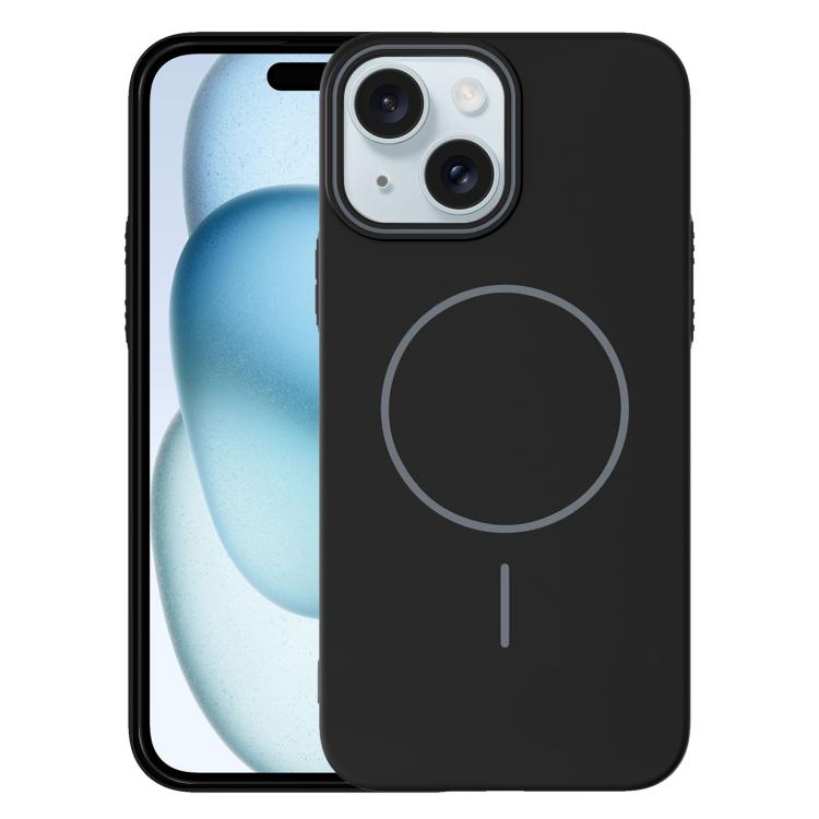 Thin Circle PC Injection MagSafe Phone Case, For iPhone 15 Pro, For iPhone 15 Plus, For iPhone 15