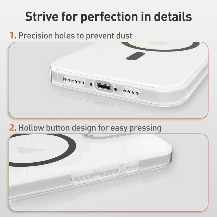 Clear PC Injection MagSafe Phone Case, For iPhone 16, For iPhone 15 Pro Max, For iPhone 15 Pro, For iPhone 15 Plus