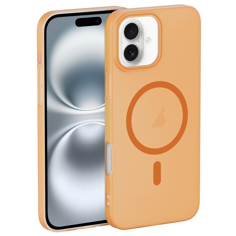 Translucent Frosted Skin PC MagSafe Phone Case, For iPhone 16, For iPhone 15 Pro Max, For iPhone 15 Pro, For iPhone 15 Plus