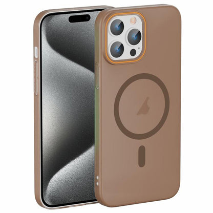 Translucent Frosted Skin PC MagSafe Phone Case, For iPhone 16, For iPhone 15 Pro Max, For iPhone 15 Pro, For iPhone 15 Plus