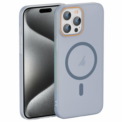 Translucent Frosted Skin PC MagSafe Phone Case, For iPhone 16, For iPhone 15 Pro Max, For iPhone 15 Pro, For iPhone 15 Plus