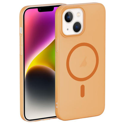 Translucent Frosted Skin PC MagSafe Phone Case, For iPhone 15, For iPhone 14 Plus, For iPhone 14, For iPhone 14 Pro