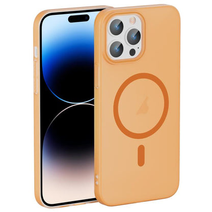 Translucent Frosted Skin PC MagSafe Phone Case, For iPhone 15, For iPhone 14 Plus, For iPhone 14, For iPhone 14 Pro