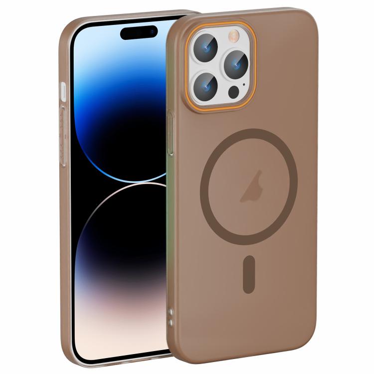 Translucent Frosted Skin PC MagSafe Phone Case, For iPhone 15, For iPhone 14 Plus, For iPhone 14, For iPhone 14 Pro