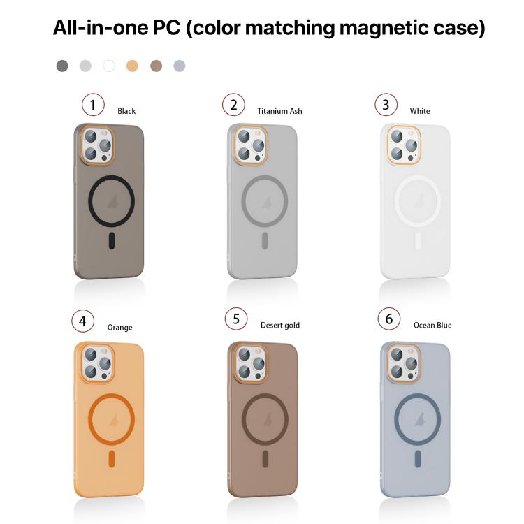 Translucent Frosted Skin PC MagSafe Phone Case, For iPhone 16, For iPhone 15 Pro Max, For iPhone 15 Pro, For iPhone 15 Plus
