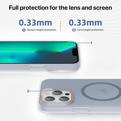 Translucent Frosted Skin PC MagSafe Phone Case, For iPhone 14 Pro Max, For iPhone 13 Pro Max, For iPhone 13 Pro, For iPhone 13