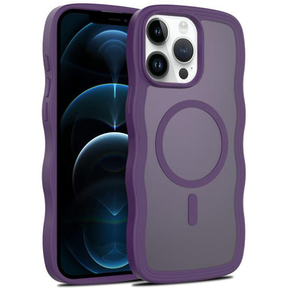 Skin Feel Wave Texture MagSafe Phone Case