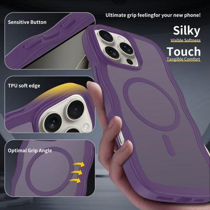 Skin Feel Wave Texture MagSafe Phone Case